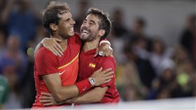 Rafael Nadal奧運雙打拿金牌（AP）