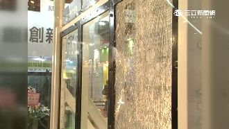 膠合強化玻璃不易破　竊賊慘揮棒落空