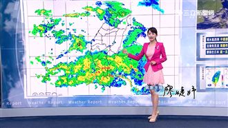 水氣漸西移　明中部以南注意局部雨勢