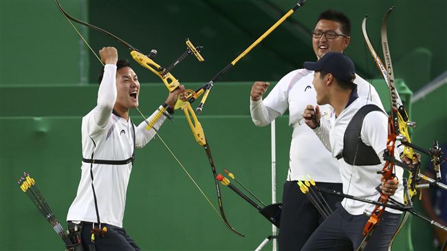 南韓射箭隊稱霸奧運　首次四金全打包