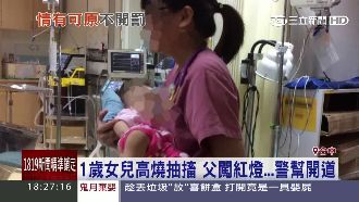 趕送高燒女兒就醫闖紅燈…警幫忙開道