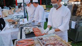 中秋節烤肉趴。（圖／台北圓山大飯店提供）