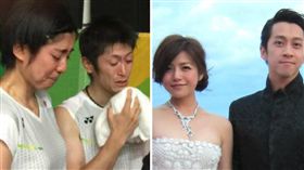 圖翻攝自微博 奧運 陳妍希 陳漢典 合成圖
