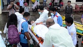 泰國爆炸（圖／美聯社／達志影像）