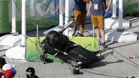 奧運攝影機墜落(圖／美聯社／達志影像)