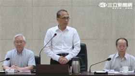 行政院節能減碳辧公室舉行第一次會議。（記者盧素梅攝）