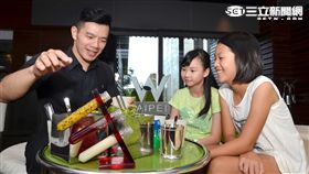 台北W飯店小小金牌調酒師活動。（圖／台北W飯店提供）