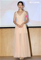 氣質女伶陳匡怡彩妝保養有一套。（記者邱榮吉/攝影）