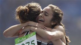 Abbey D'Agostino,Nikki Hamblin,奧運（圖／美聯社／達志影像）