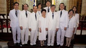 陳建仁出席多明尼總就職典禮　總統府提供