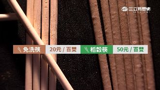 夜市改用稻穀筷　主打環保生意好3成