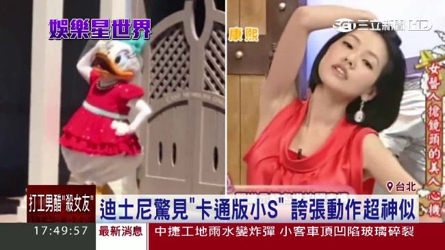 唐老鴨女友像小S　轉身回眸超神似！