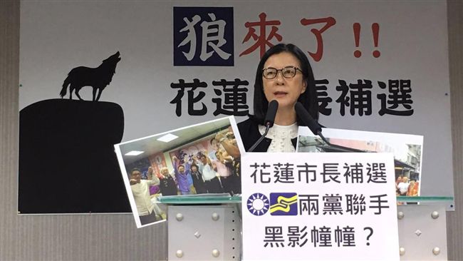 與白狼聯手？民進黨：洪秀柱自打嘴巴