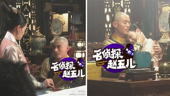 林心如別看！霍建華抱女坐腿上摸臉頰