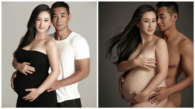 深情捧孕肚！趙文卓攜老婆拍全裸照