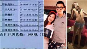 圖翻攝自微博 宋喆 王寶強 馬蓉 合成圖