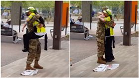 美國大軍給媽媽驚喜/YouTube