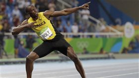 波爾特 Usain Bolt 里約 奧運 短跑（ＡＰ）
