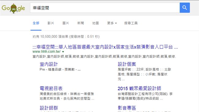 亞洲首例！幸福空間告贏Google