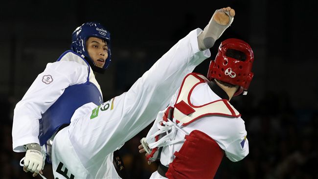 劉威廷跆拳道80公斤級　晉級8強