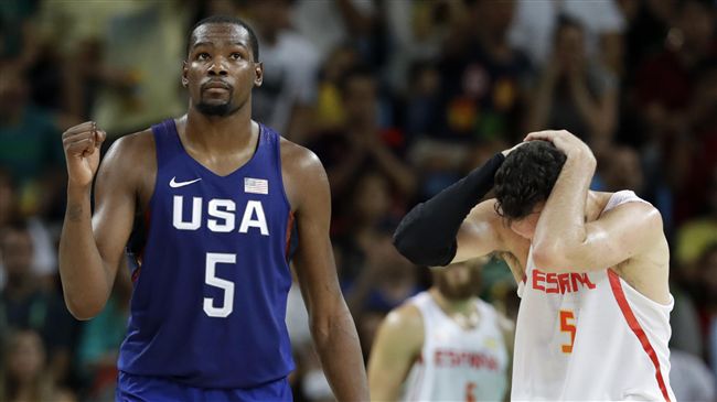美國男籃擊退西班牙　和塞爾維亞爭金