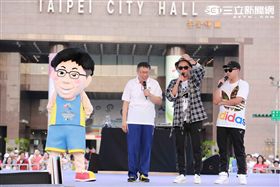 20160820-本土嘻哈夯團「玖壹壹」出席台北市政府之邀擔任「2017夏季世界大學運動會」（世大運）代言人