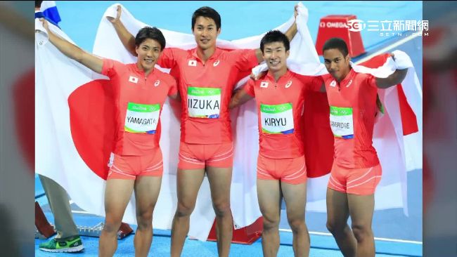 適才適所！型男日本隊四百米接力奪銀