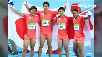 適才適所！型男日本隊四百米接力奪銀