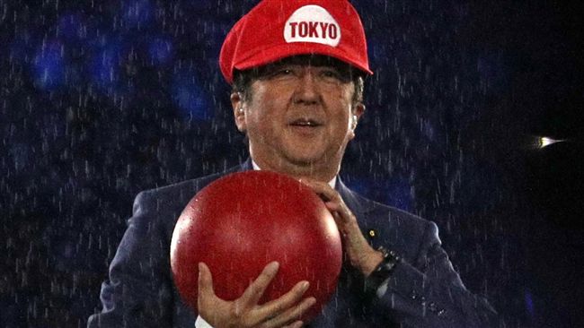 里約閉幕　安倍晉三扮馬利歐宣傳東奧