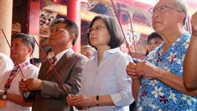 蔡英文訪新竹義民廟家廟