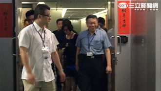 市府晚宴前　柯密會沙海林相見歡