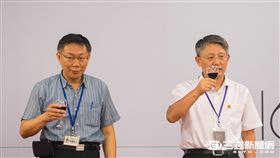 沙海林來台,柯文哲,雙城論壇,市府晚宴 記者林敬旻攝