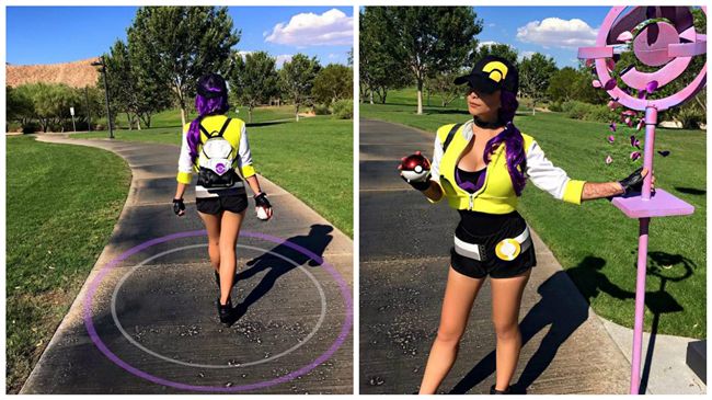 巨乳玩家自帶補給站　灑花雙峰超吸睛