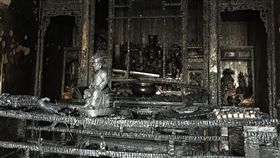 鹿港鳳山寺大火／中央社