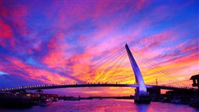 淡水漁人碼頭情人橋。（圖／新北市觀光局提供）