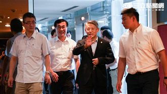 朱立倫宴請沙海林　分頭進場裝不熟