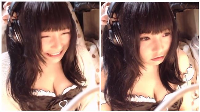 忘了off！實況美女直播挖鼻屎吃