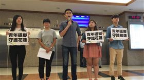 民進黨青年部主任黃守達 號召青年回花蓮投票 記者吳宜蓁攝