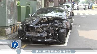 BMW高速撞　豐田駕駛彈摔副駕駛座
