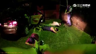 毒蟲見警心虛　沿途丟海洛因逃逸