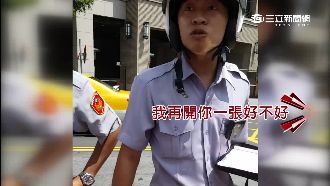 違規躲攔查鑽小巷　囂張嗆警大小聲