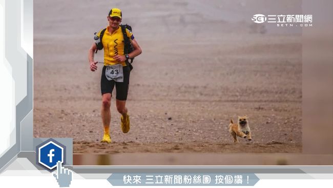 陪跑戈壁馬拉松　英男與狗戰友終重逢