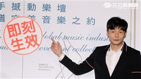 李榮浩與華納音樂繼續簽約，明年攻台北小巨蛋。（記者邱榮吉/攝影）