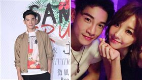 圖翻攝自張立昂臉書ig 邵雨薇 鄭先生攝 合成圖