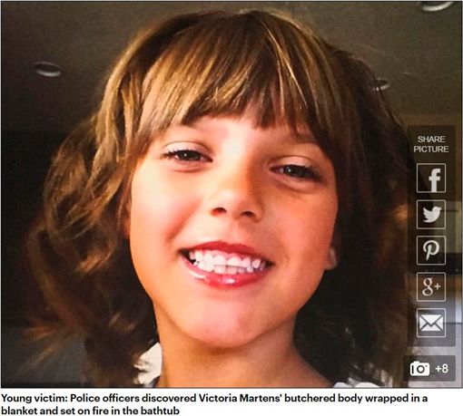 性侵,虐待,Victoria Martens（圖／翻攝自鏡報）http://www.dailymail.co.uk/news/article-3757737/Albuquerque-police-3-face-charges-childs-death.html