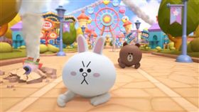 奔跑吧兔兔！LINE RUSH跑跳碰樂園3D上線