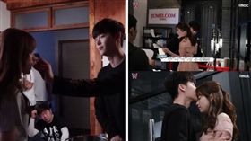 圖翻攝自ＭＢＣ截圖　李鍾碩　韓孝周 合成圖