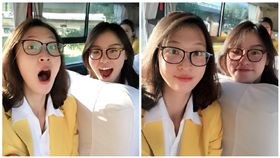 傅園慧,惠若琪,雙胞胎姊妹,2016里約奧運
圖／翻攝自元气少女惠Rachel微博