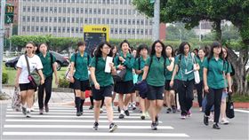 北一女開學穿短褲/中央社