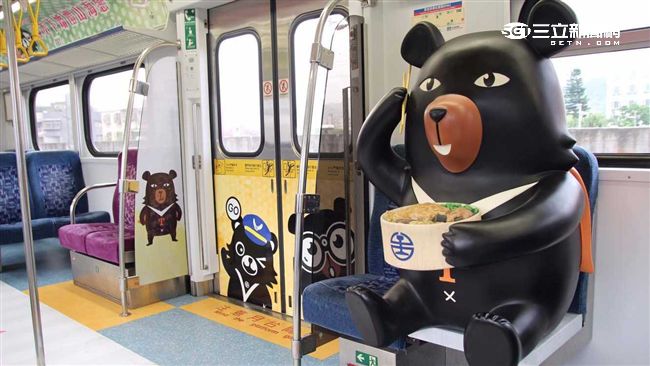 超萌喔熊觀光列車　這次開進南台灣